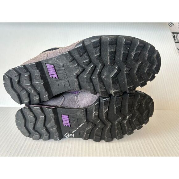 Vintage Nike Air Caldera Hiking Boots Gray Purple Women's 8 - Picture 8 of 9